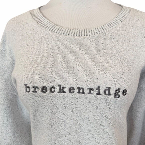 10/$25🦋 Outfitter Trading Co Light Gray BRECKENRIDGE Crew Neck Sweater - Size XL - Picture 2 of 12